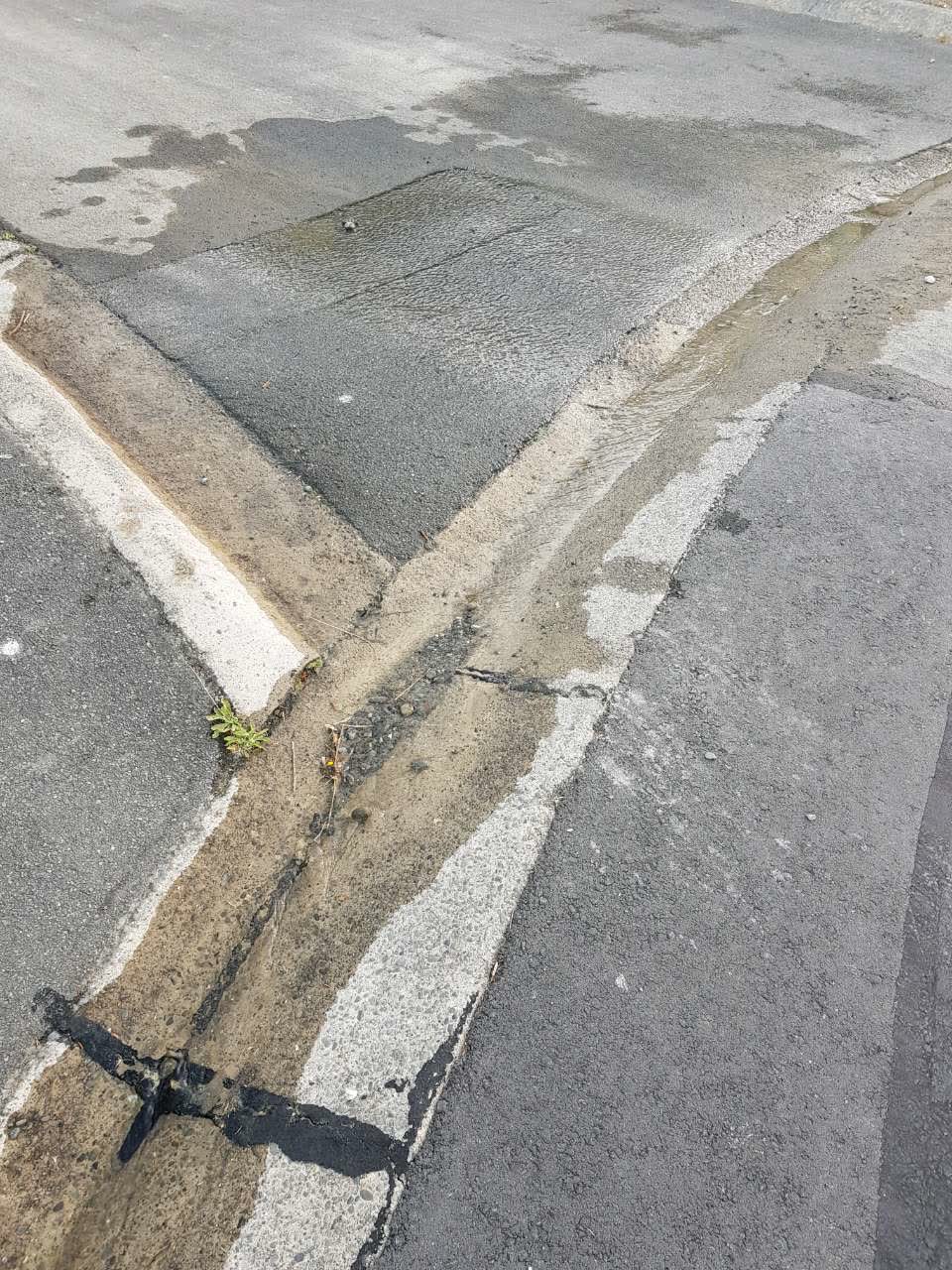 The photograph attached to this flooding report