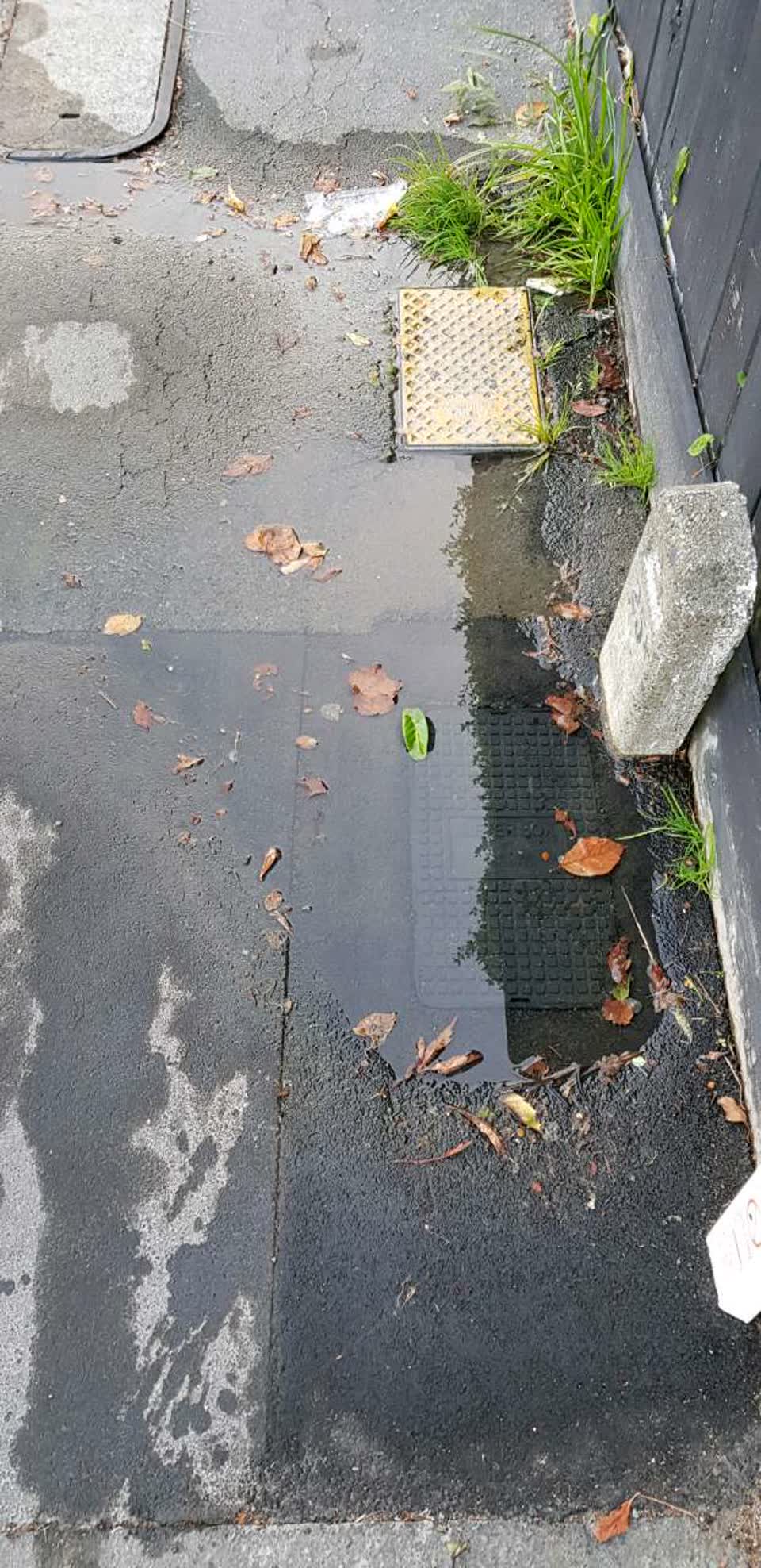 The photograph attached to this wastewater/stormwater report