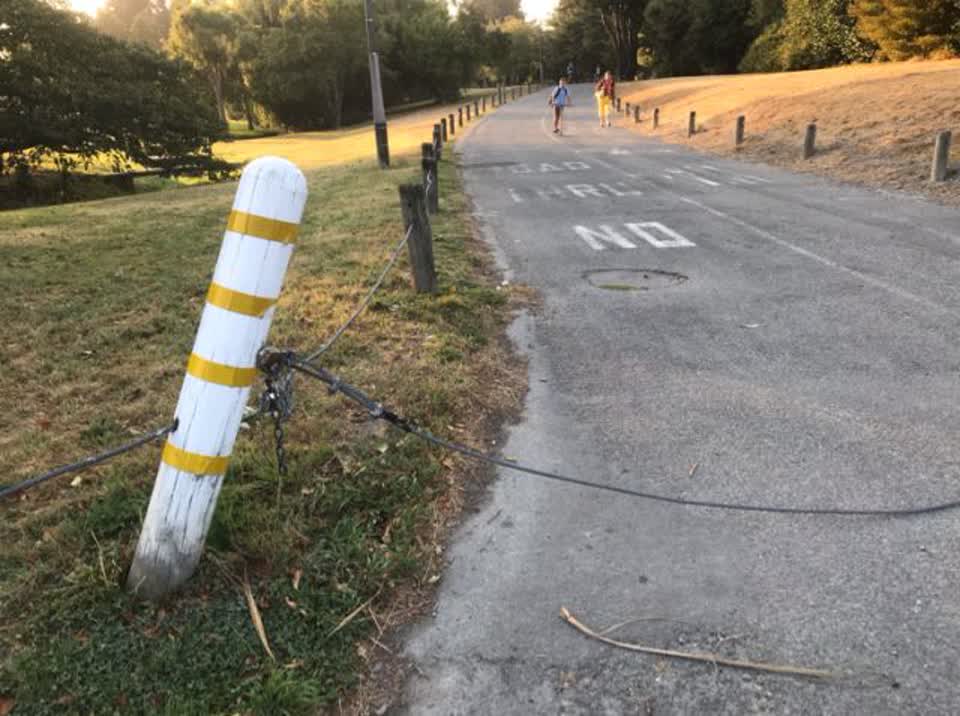 The photograph attached to this parks report