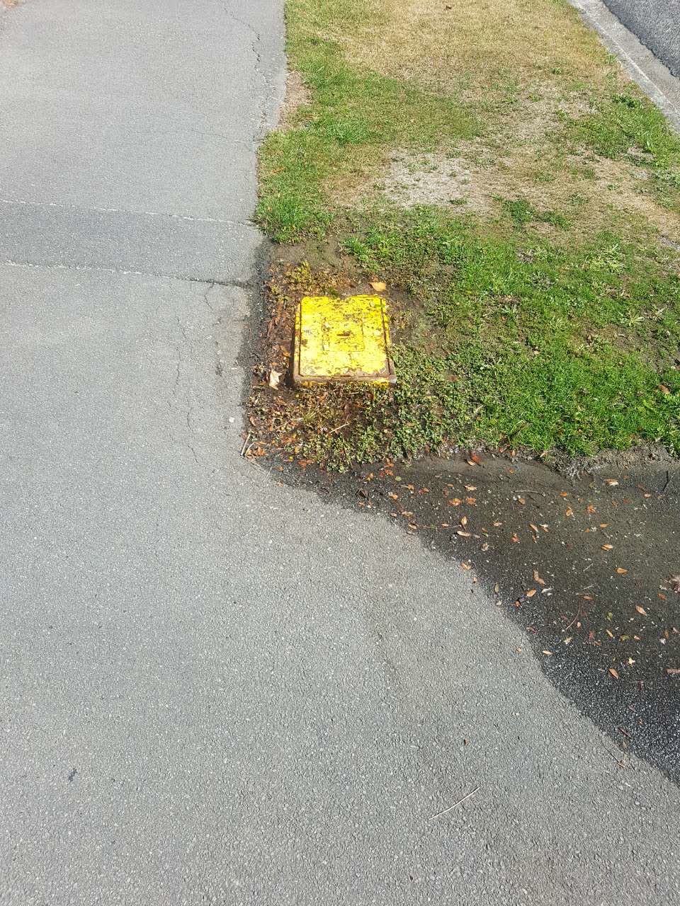 The photograph attached to this flooding report