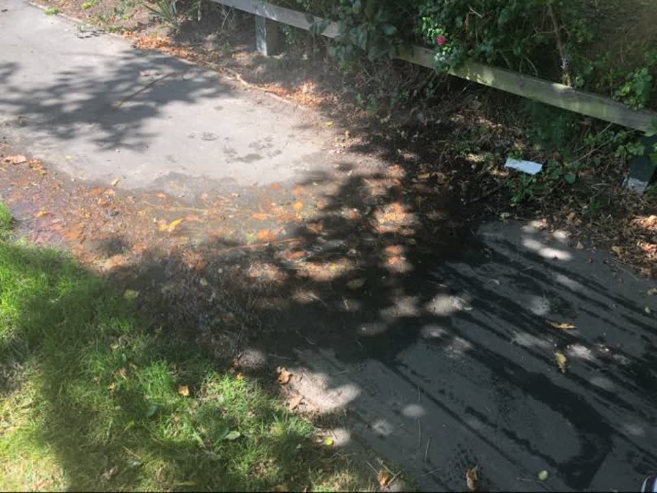 The photograph attached to this wastewater/stormwater report
