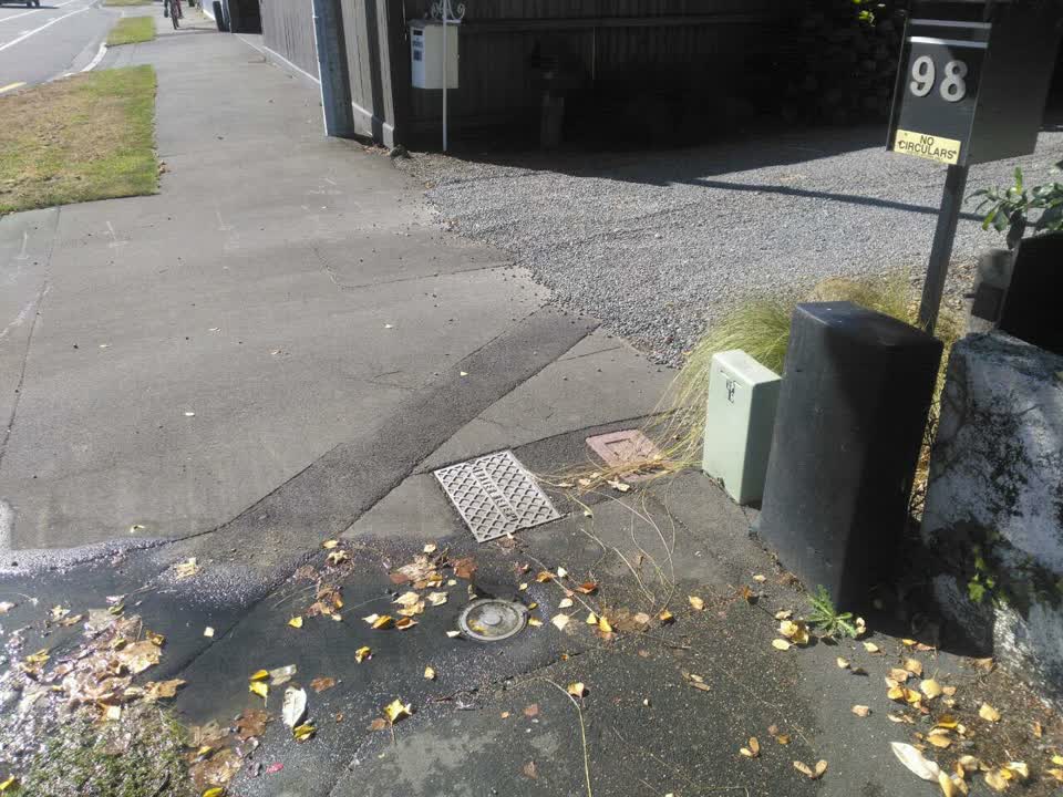The photograph attached to this water supply report