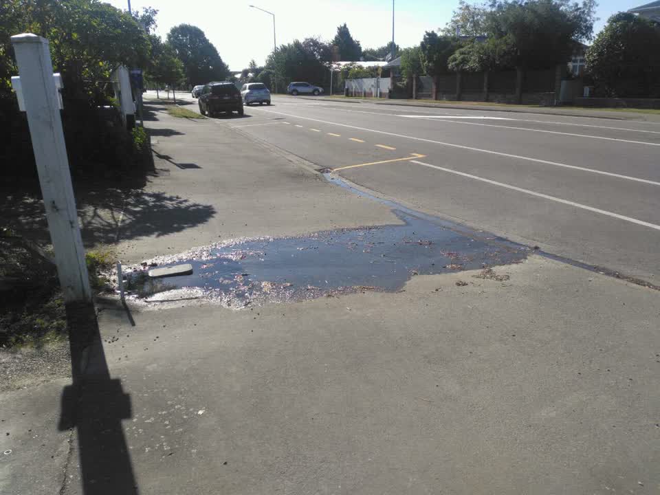 The photograph attached to this water supply report
