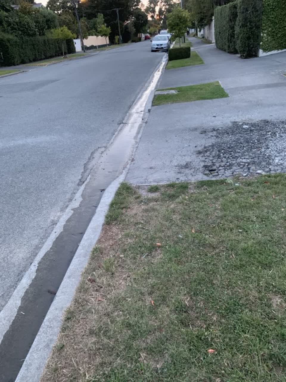 The photograph attached to this wastewater/stormwater report