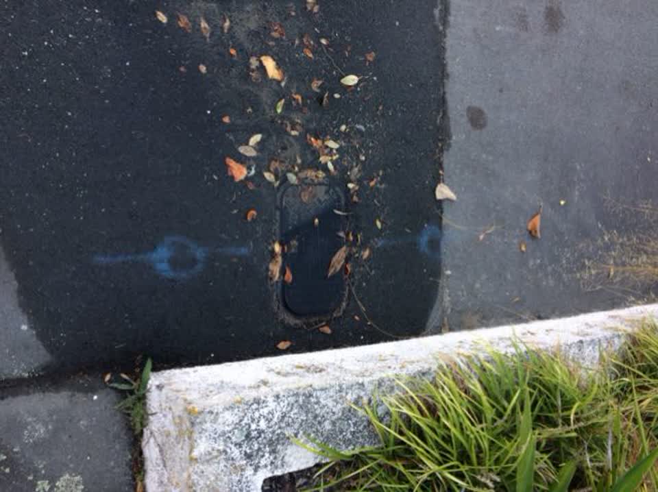 The photograph attached to this wastewater/stormwater report