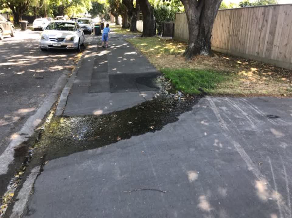 The photograph attached to this water supply report