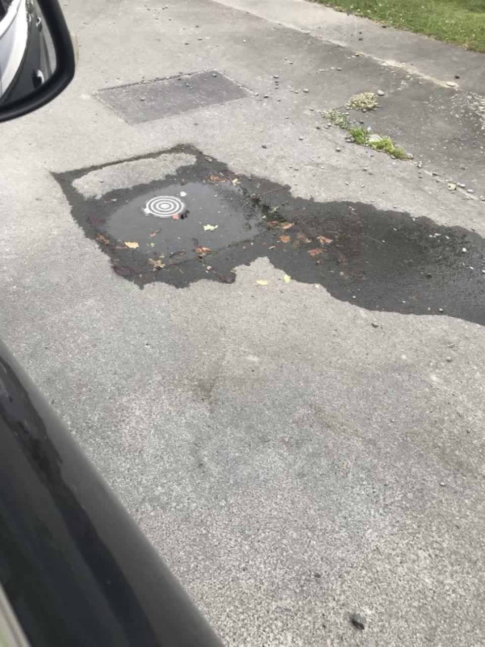 The photograph attached to this wastewater/stormwater report