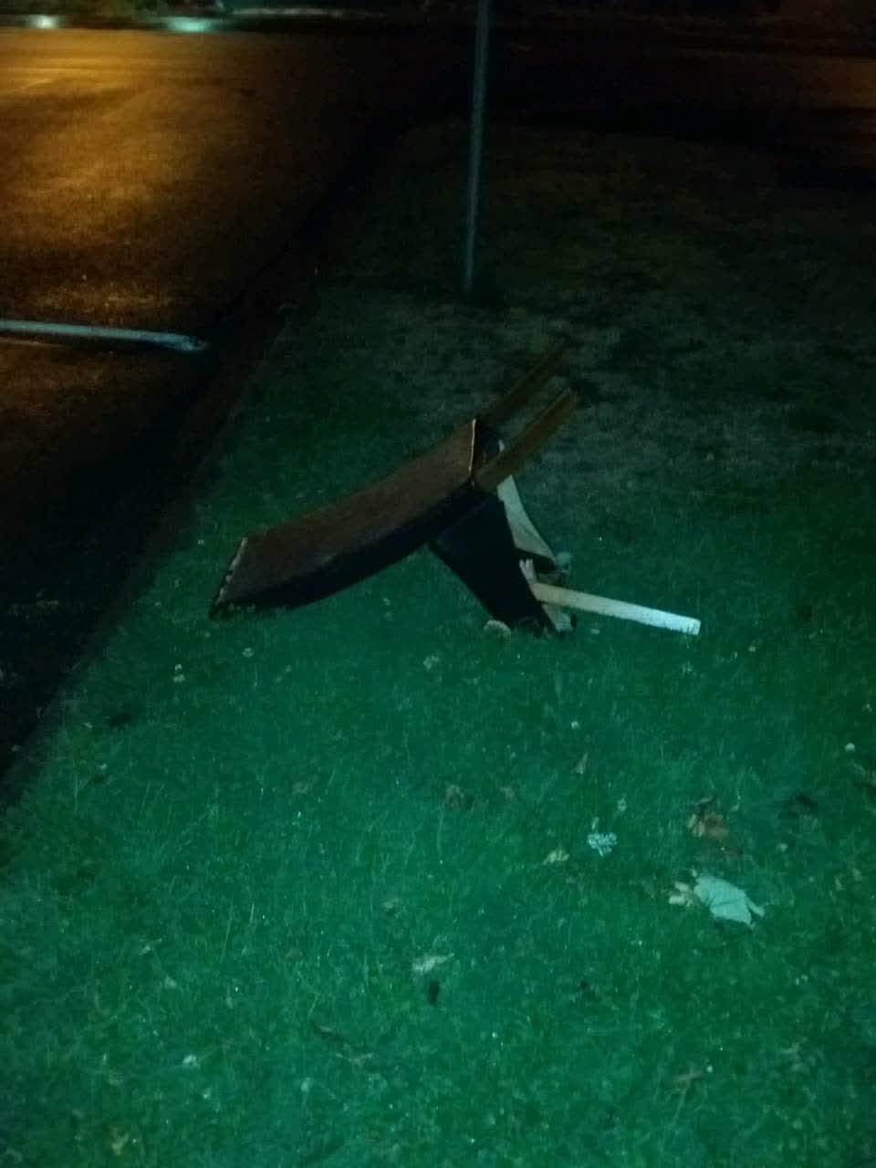 The photograph attached to this rubbish/recycling report