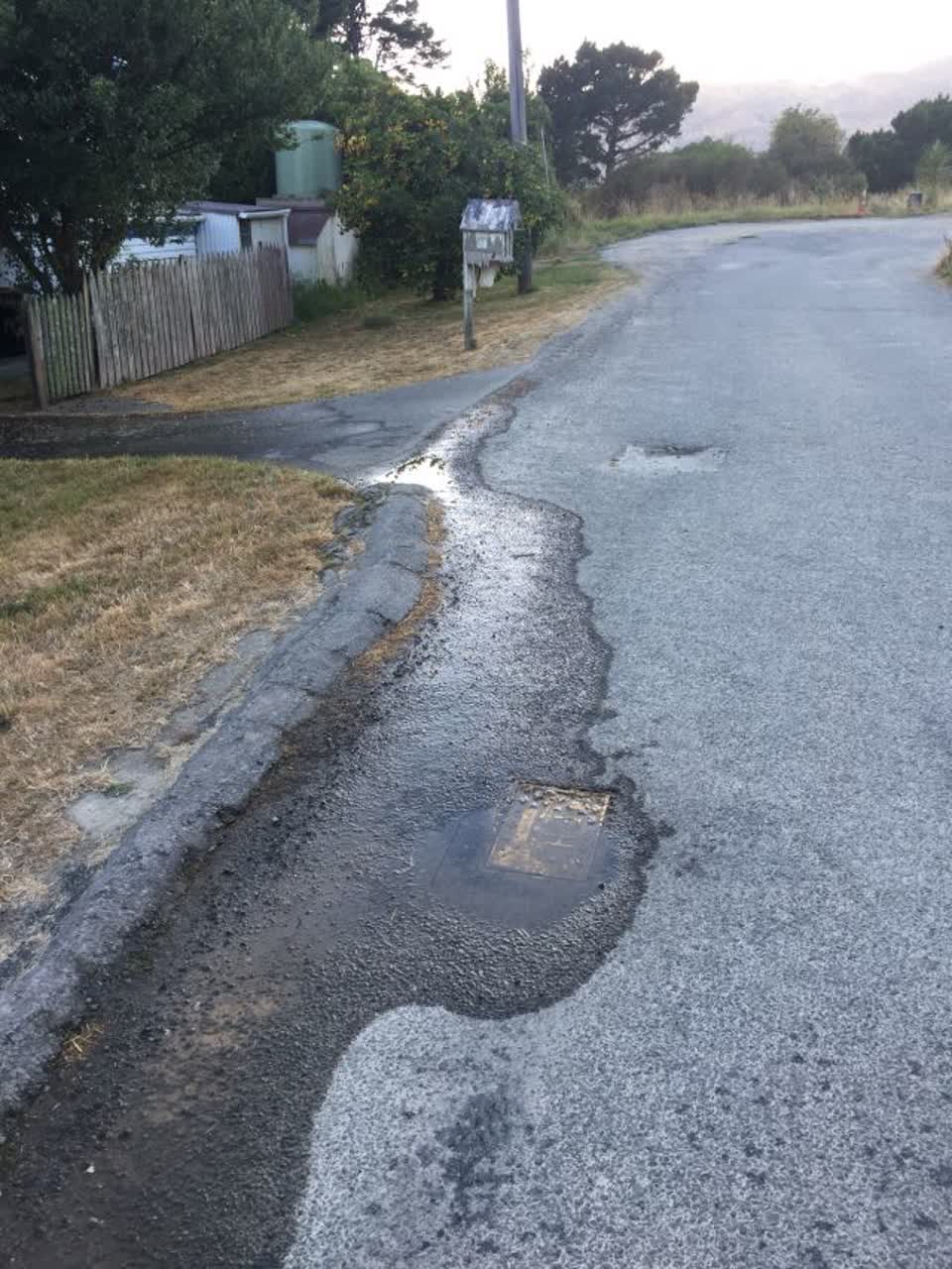 The photograph attached to this water supply report
