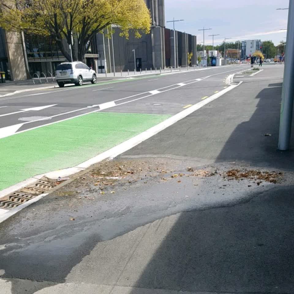 The photograph attached to this wastewater/stormwater report