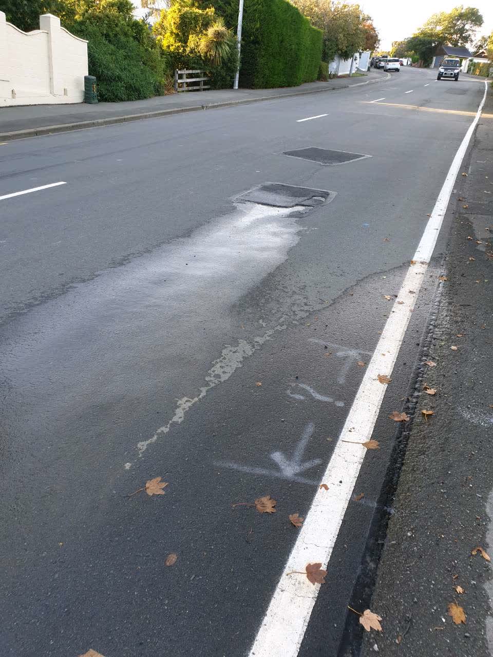 The photograph attached to this water supply report