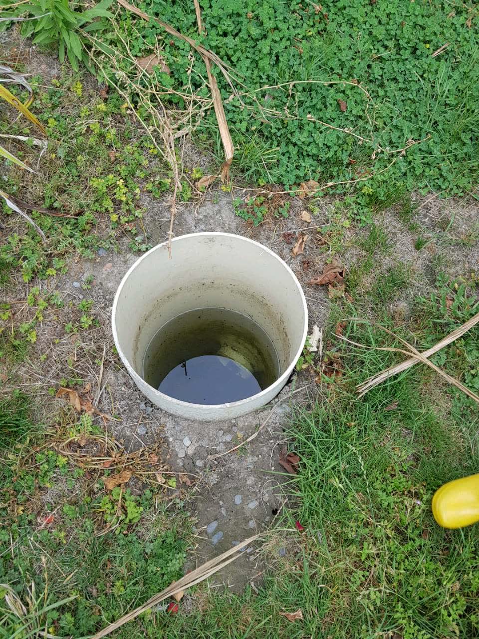 The photograph attached to this wastewater/stormwater report
