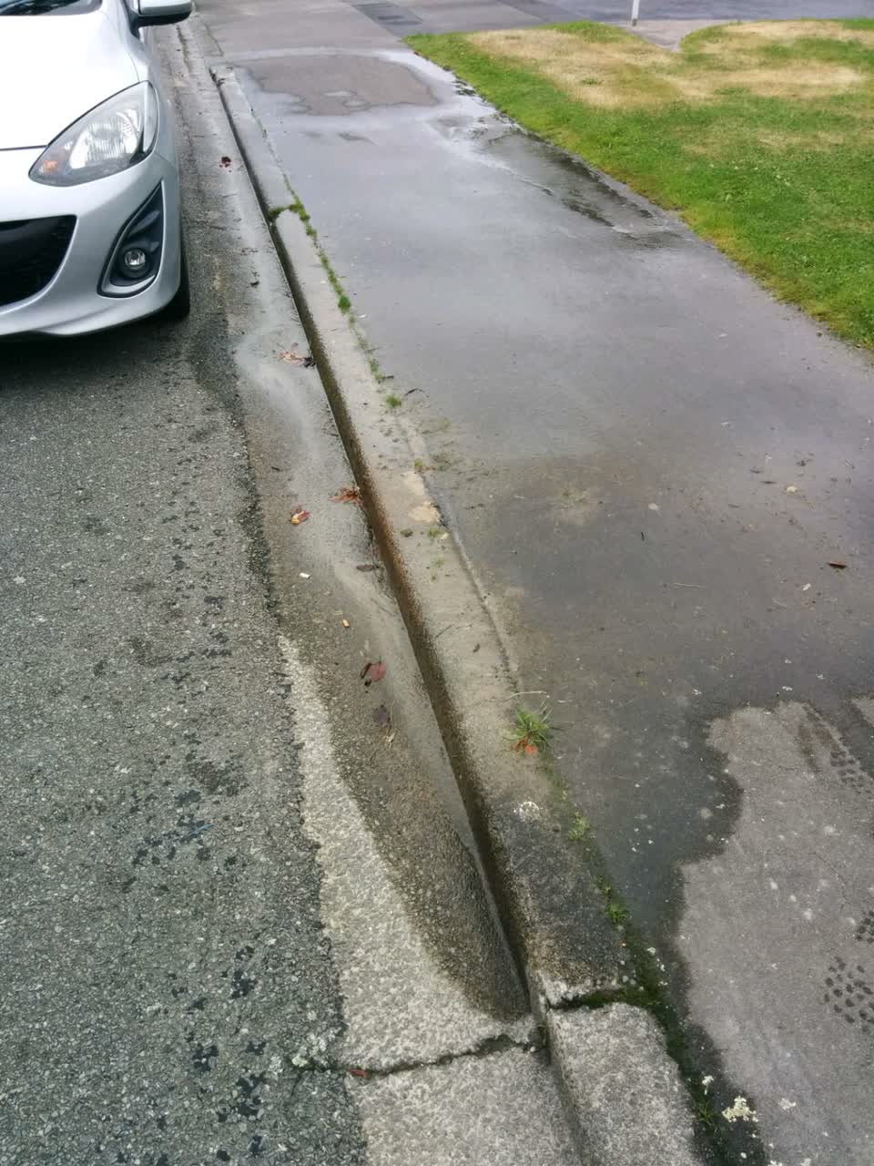 The photograph attached to this wastewater/stormwater report