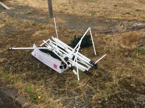 Rubbish/Recycling, a report photo