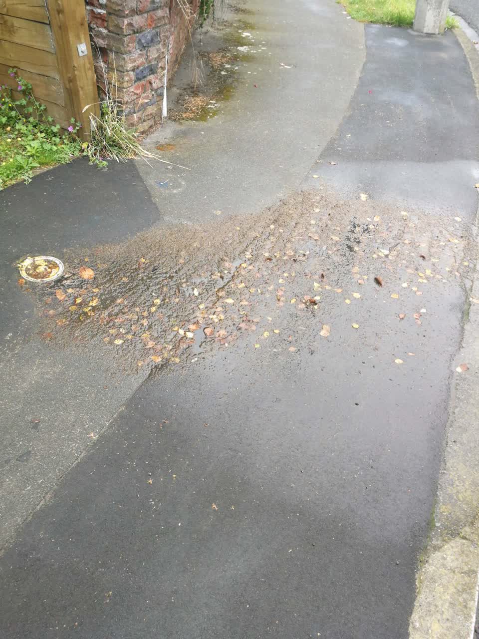 The photograph attached to this water supply report