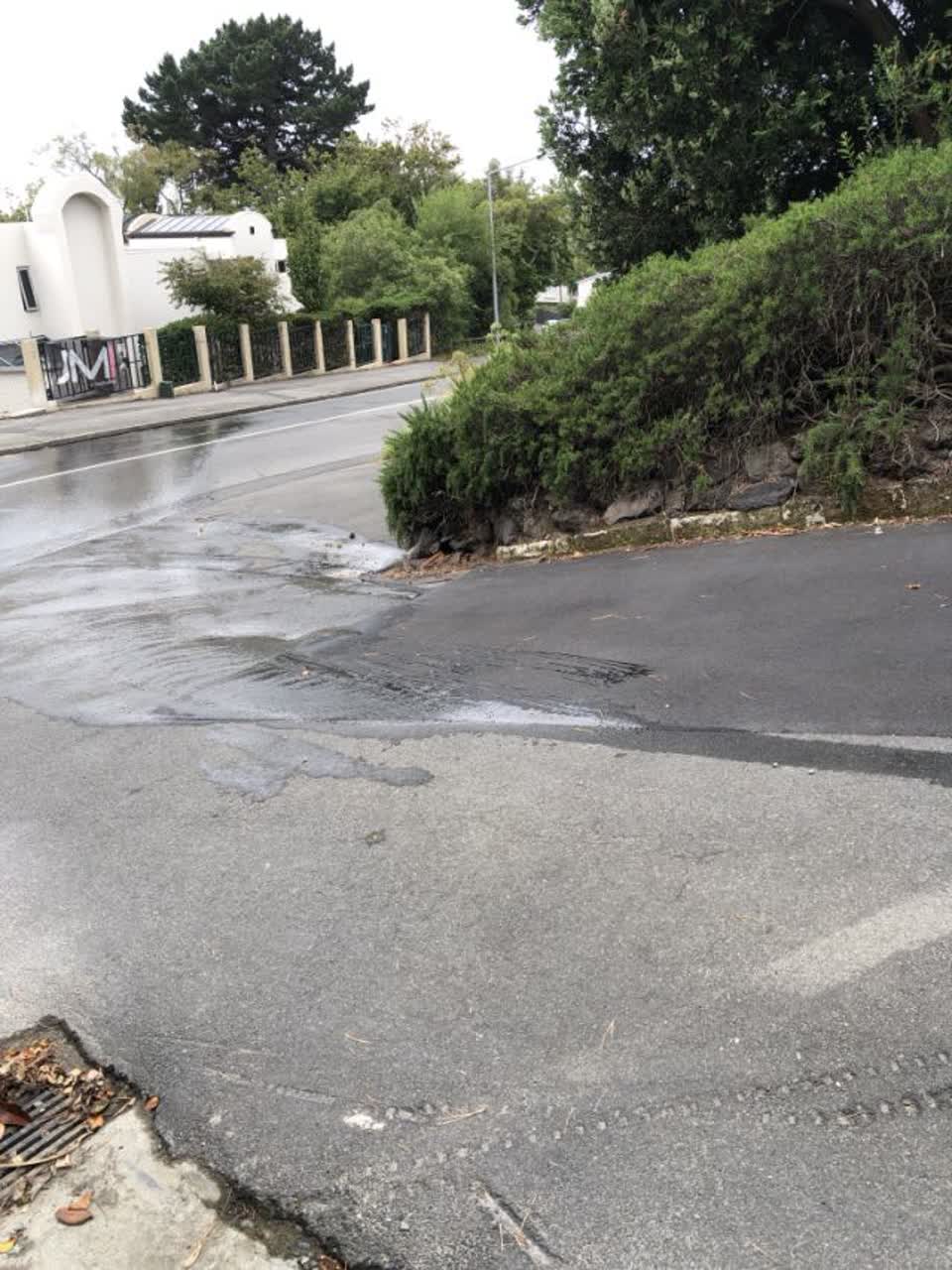 The photograph attached to this water supply report