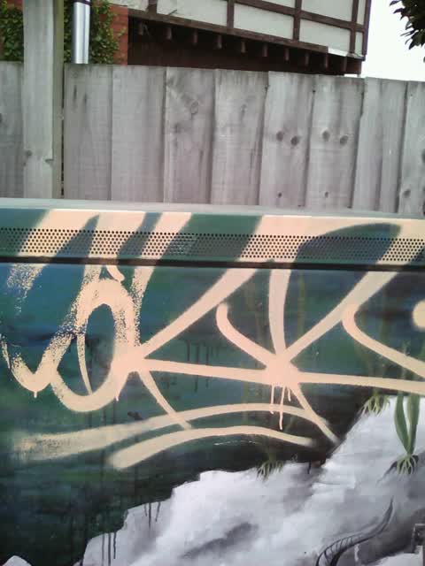 Graffiti, a report photo