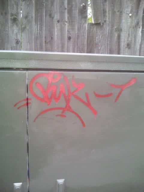 Graffiti, a report photo