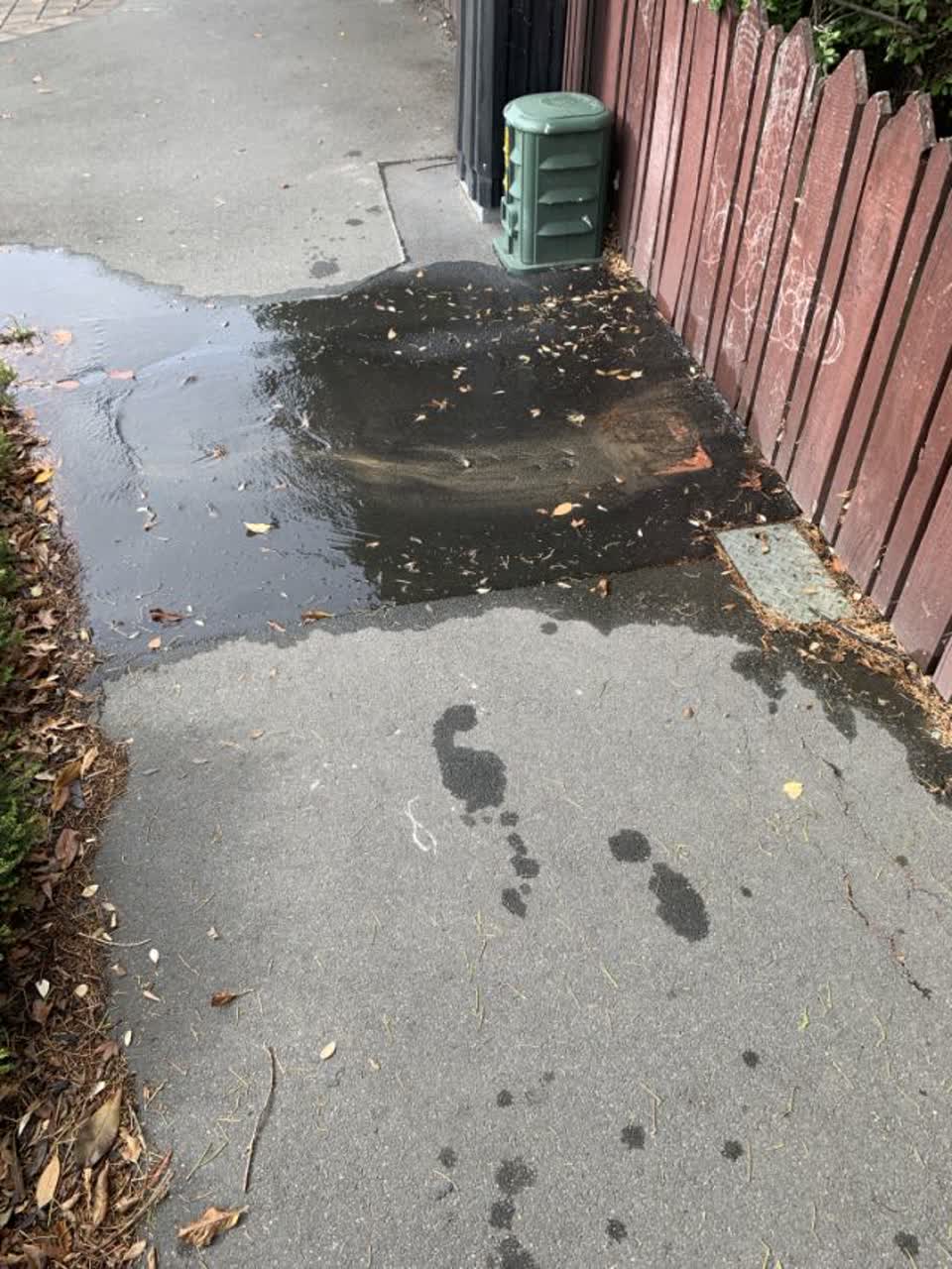 The photograph attached to this wastewater/stormwater report