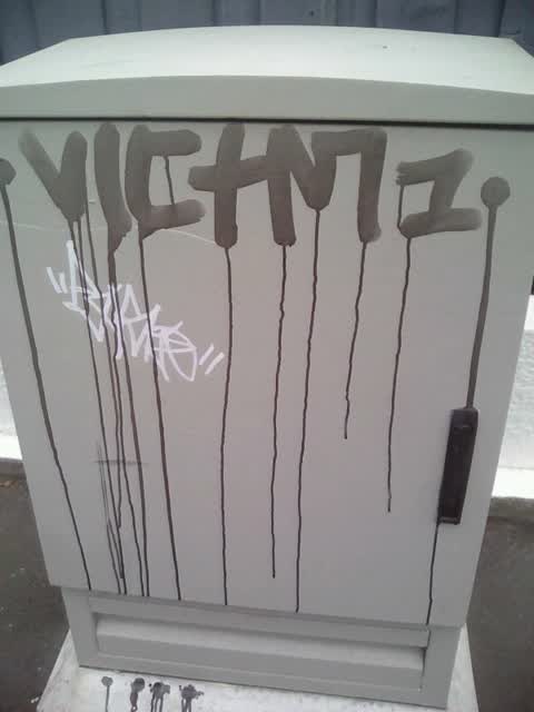 Graffiti, a report photo
