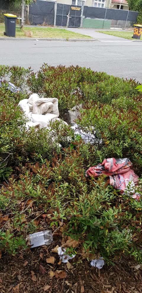 Rubbish/Recycling, a report photo