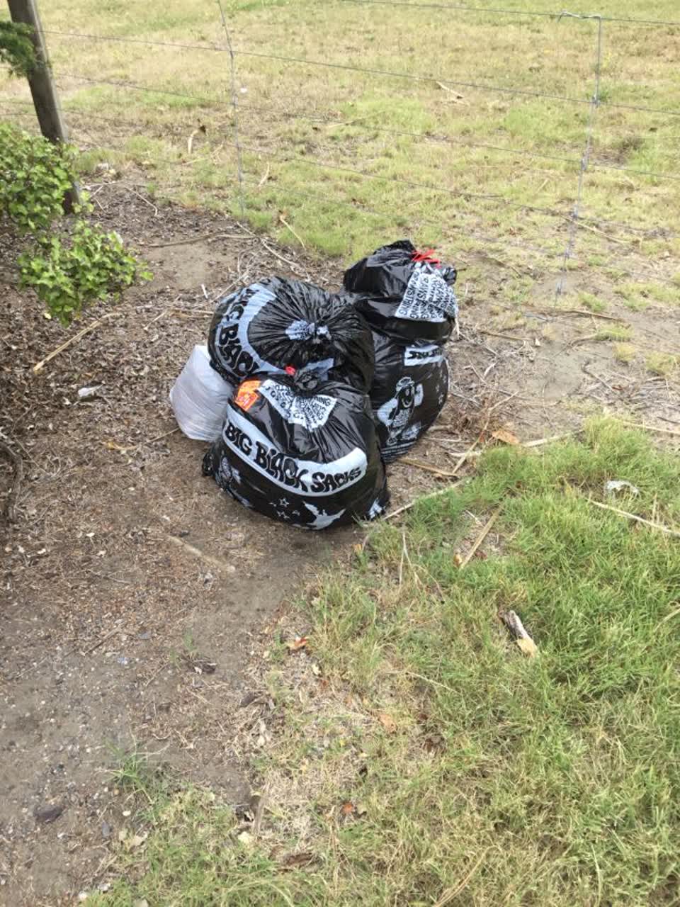 The photograph attached to this rubbish/recycling report