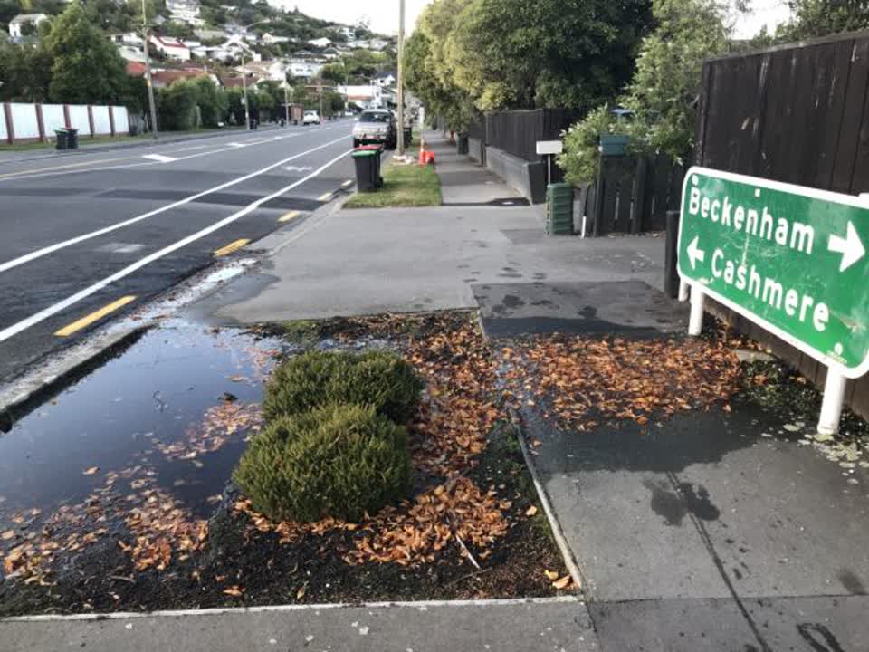 The photograph attached to this water supply report