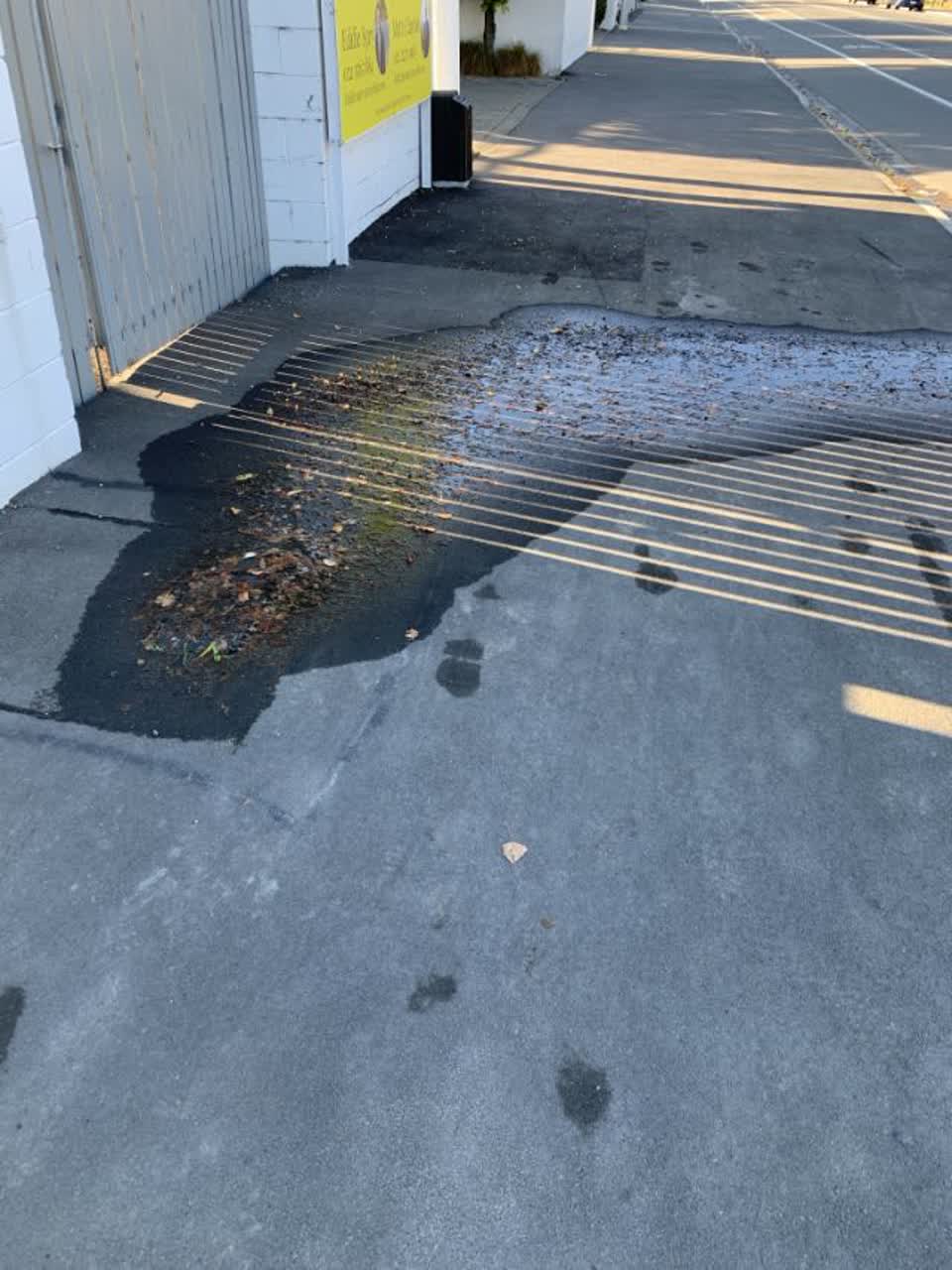 The photograph attached to this wastewater/stormwater report