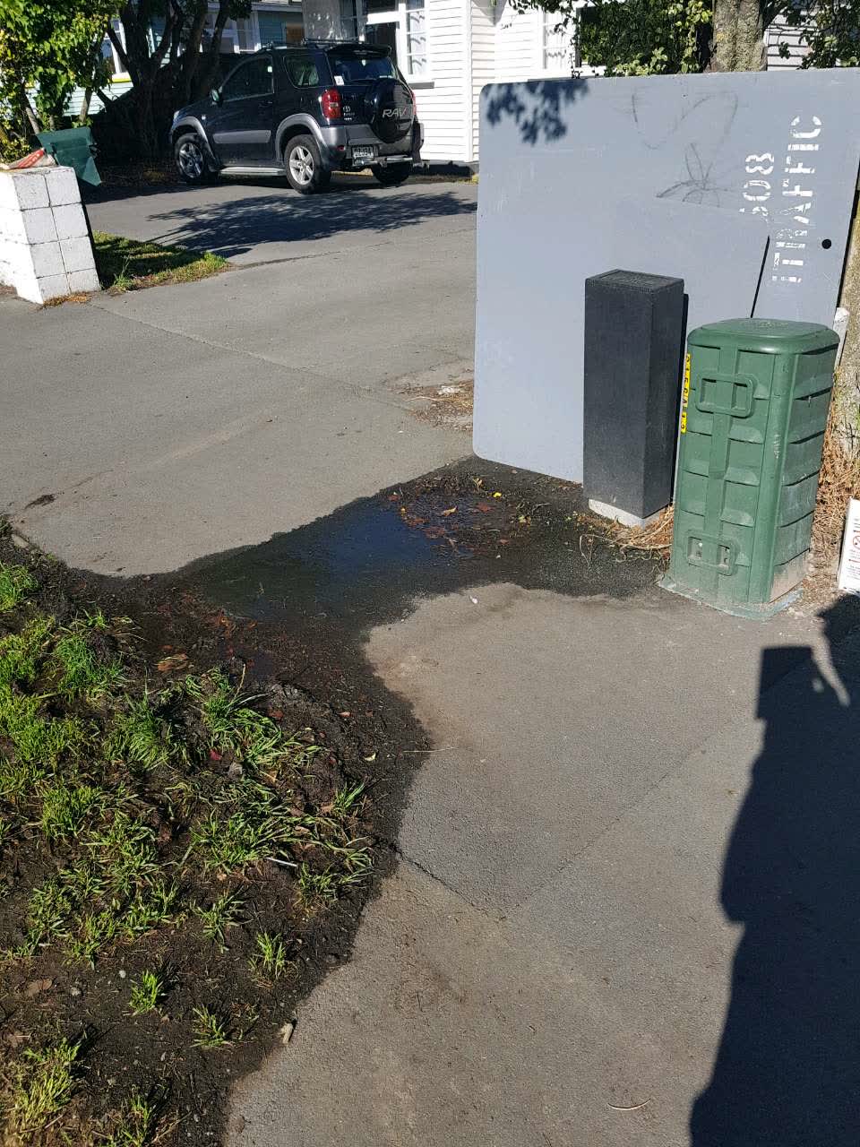 The photograph attached to this water supply report