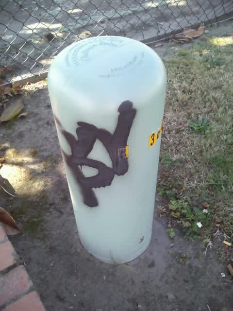 Graffiti, a report photo
