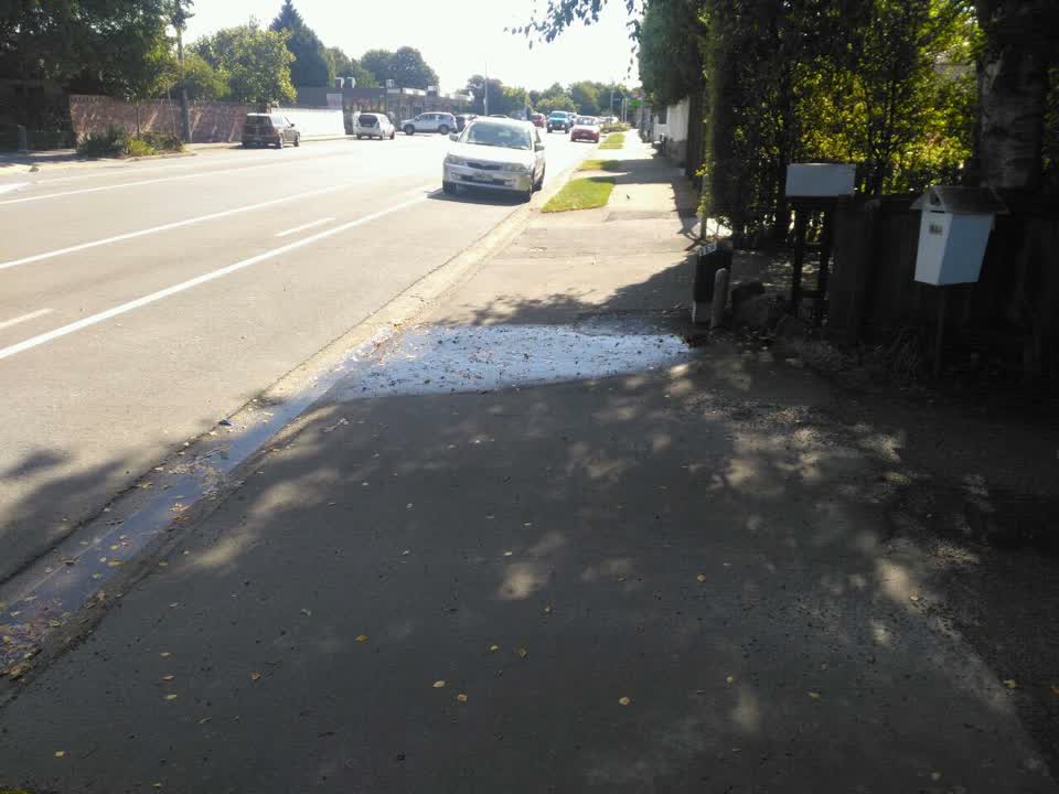 The photograph attached to this water supply report