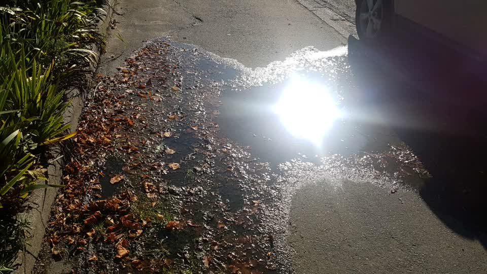 The photograph attached to this water supply report