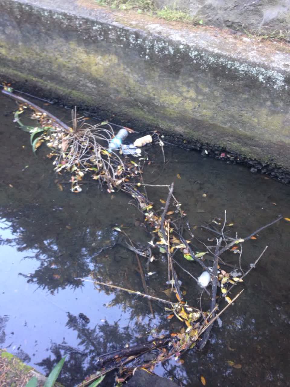 The photograph attached to this wastewater/stormwater report