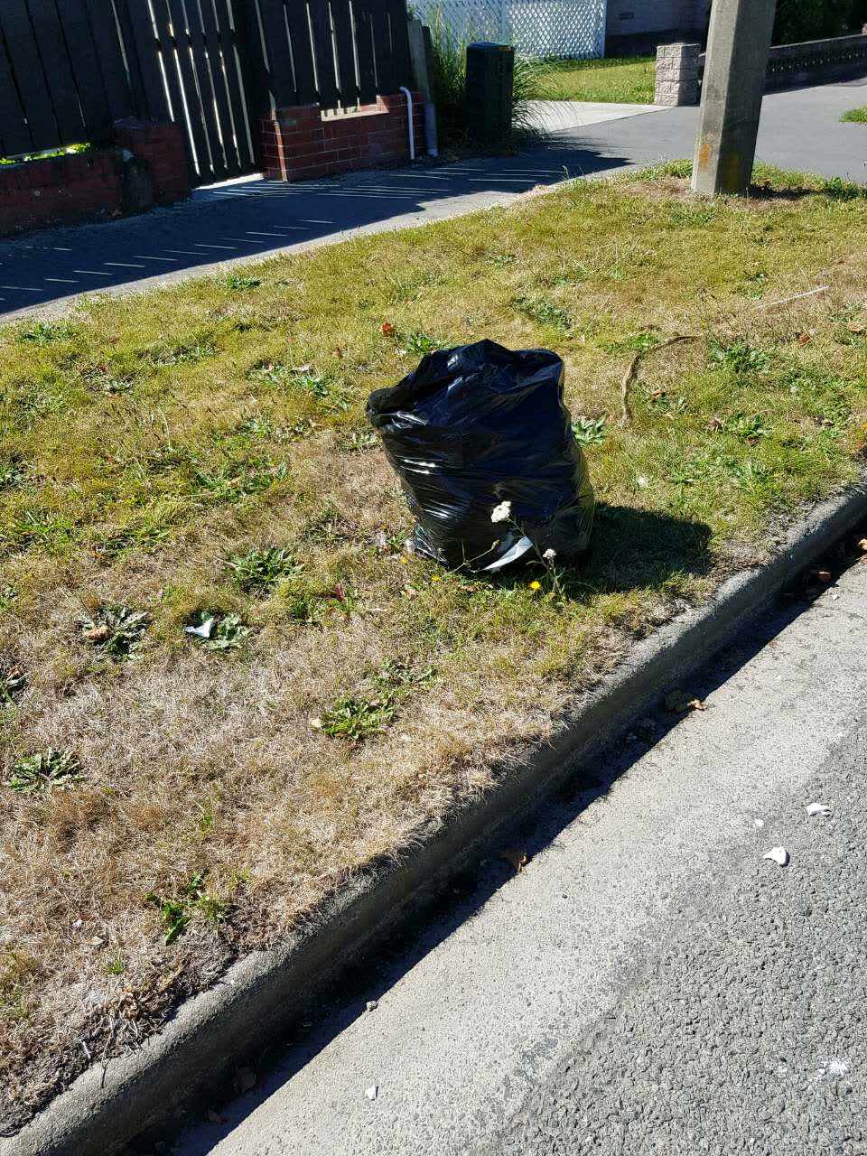 The photograph attached to this rubbish/recycling report