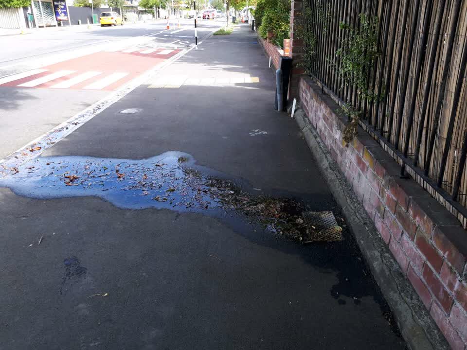 The photograph attached to this water supply report