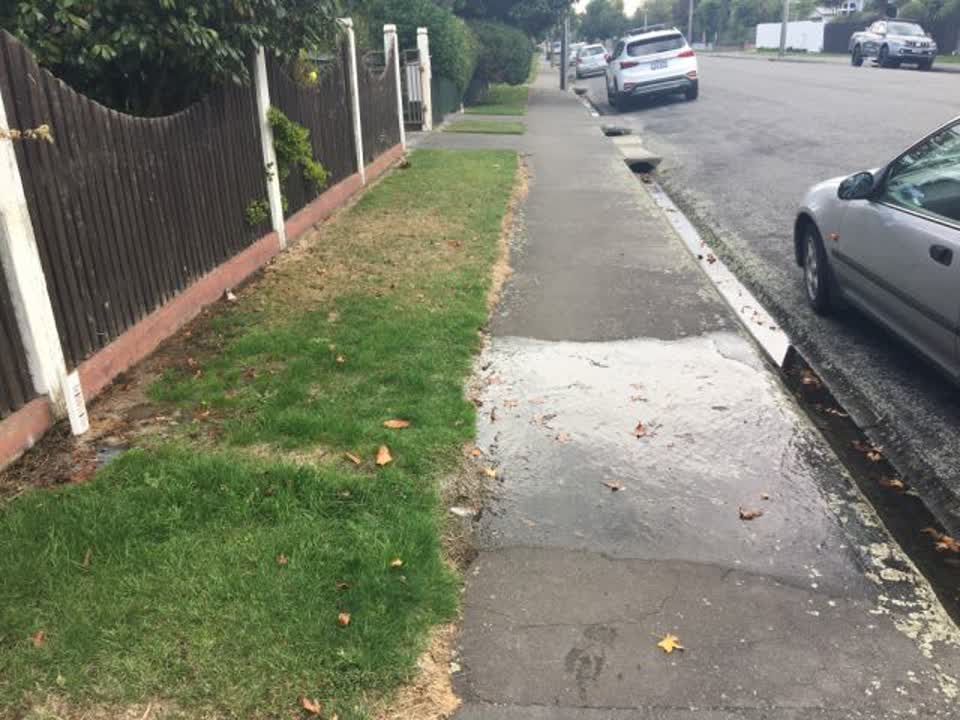The photograph attached to this water supply report