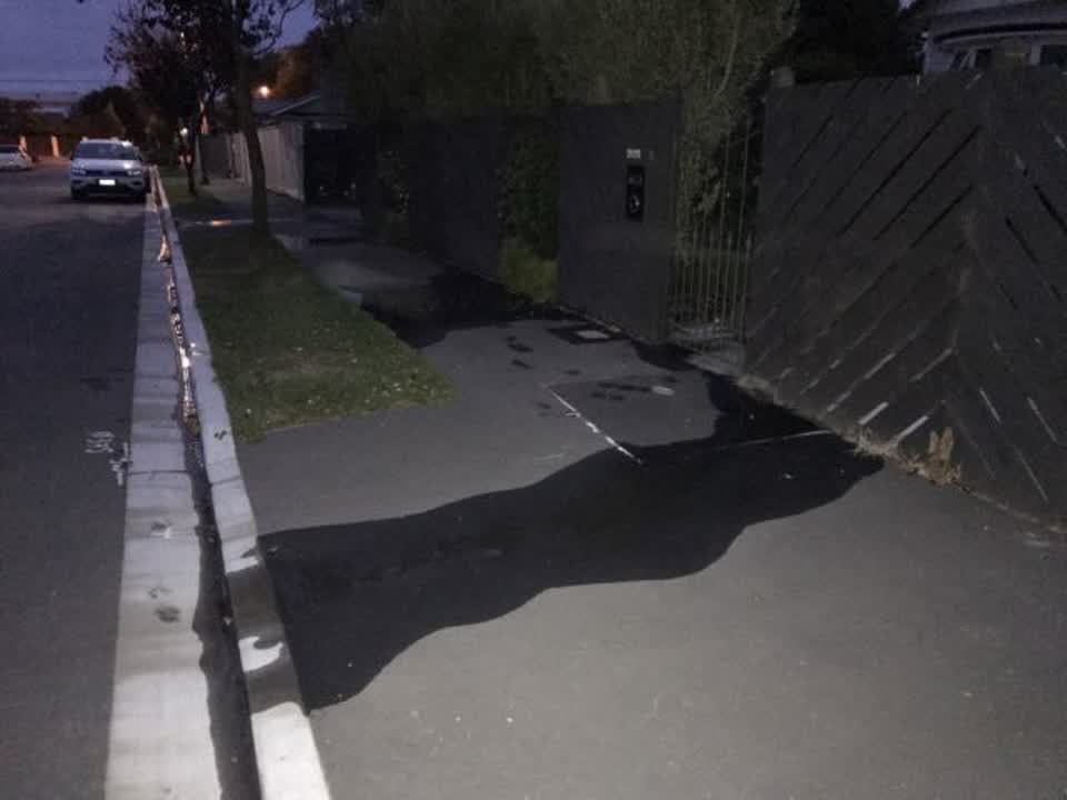 The photograph attached to this water supply report