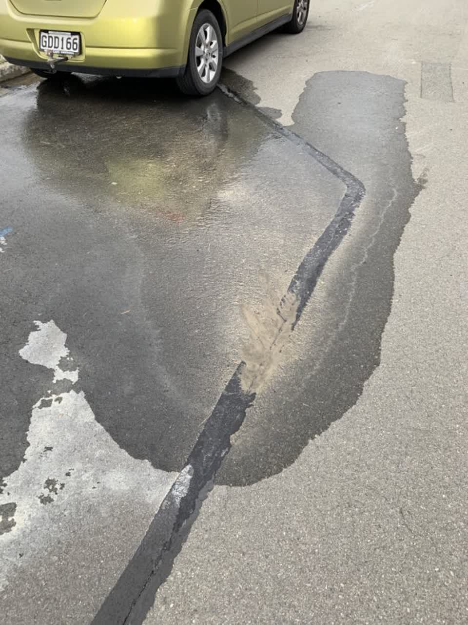 The photograph attached to this water supply report