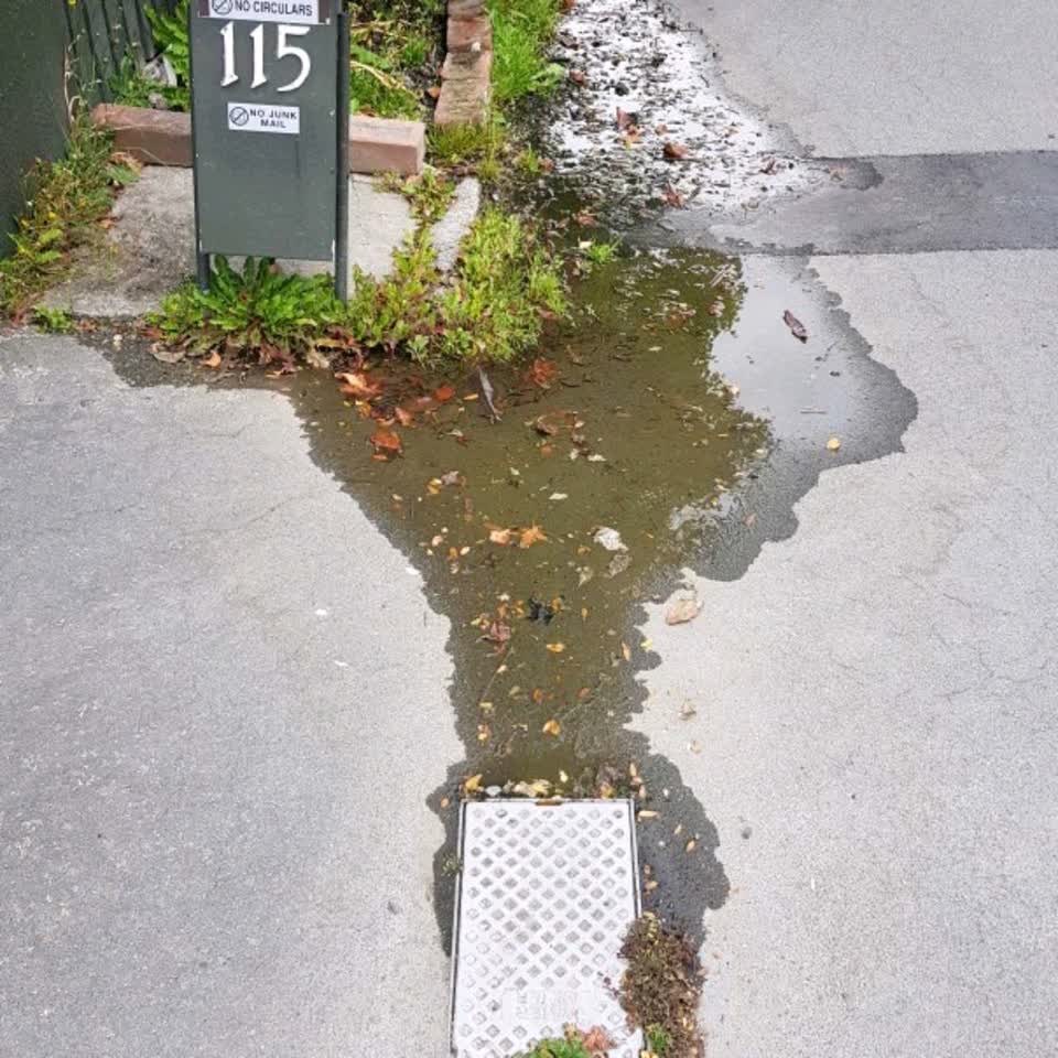 The photograph attached to this water supply report