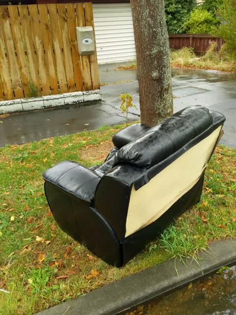 Rubbish/Recycling, a report photo