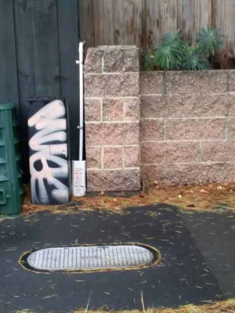 Graffiti, a report photo