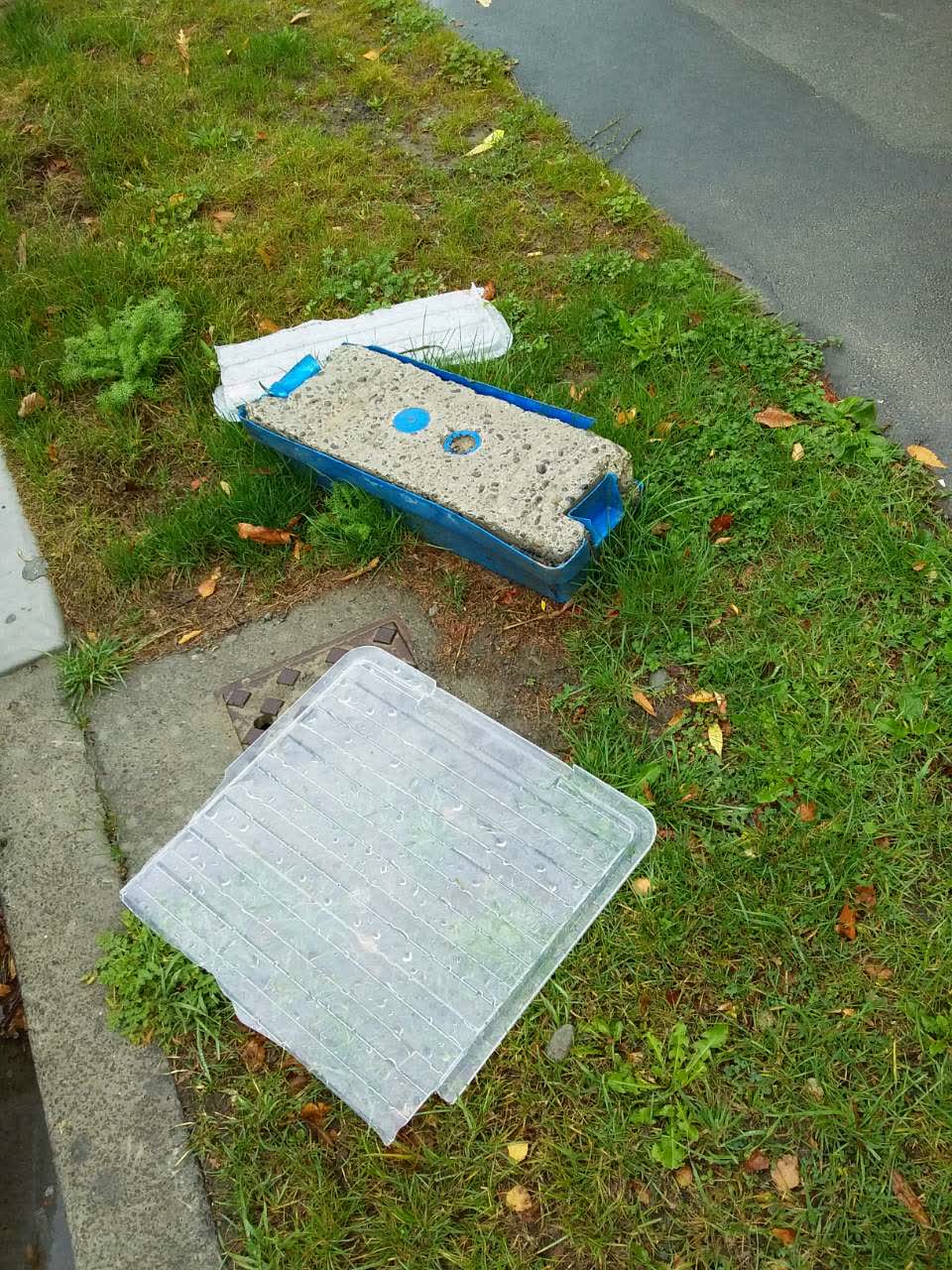 The photograph attached to this flooding report