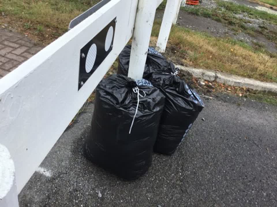 The photograph attached to this rubbish/recycling report
