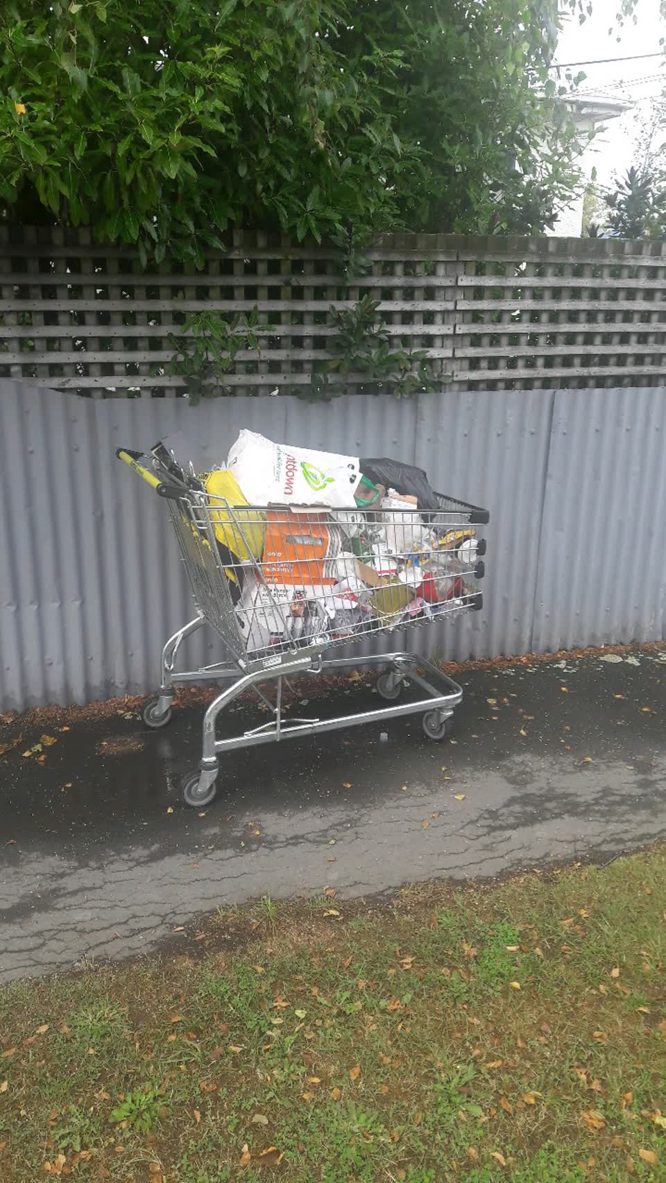 The photograph attached to this rubbish/recycling report
