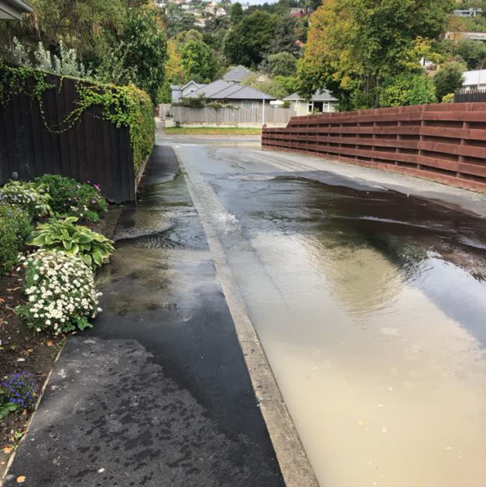 The photograph attached to this water supply report