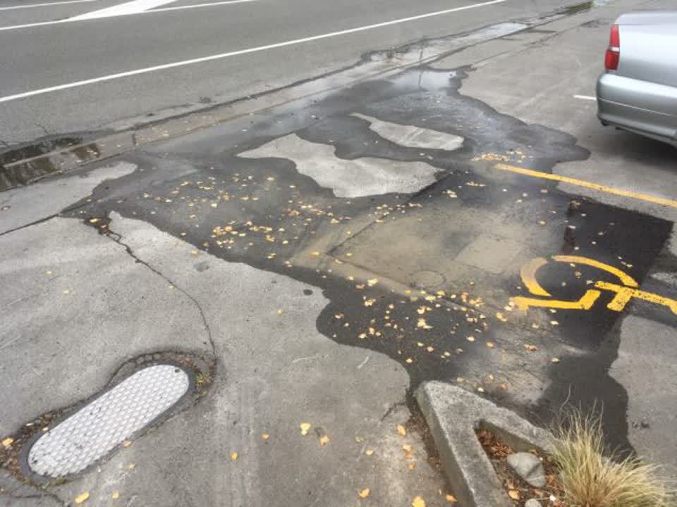 The photograph attached to this water supply report
