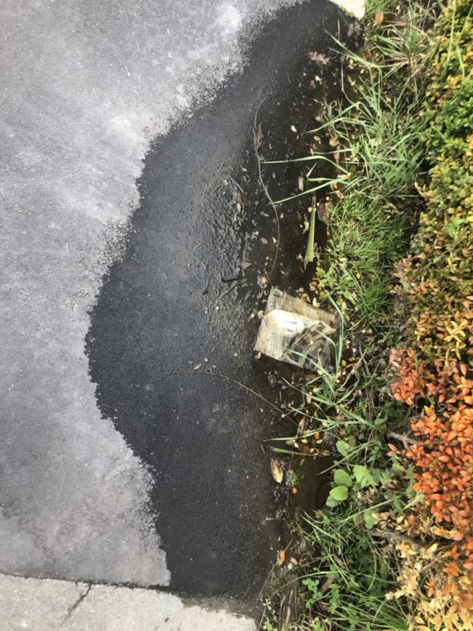 The photograph attached to this water supply report