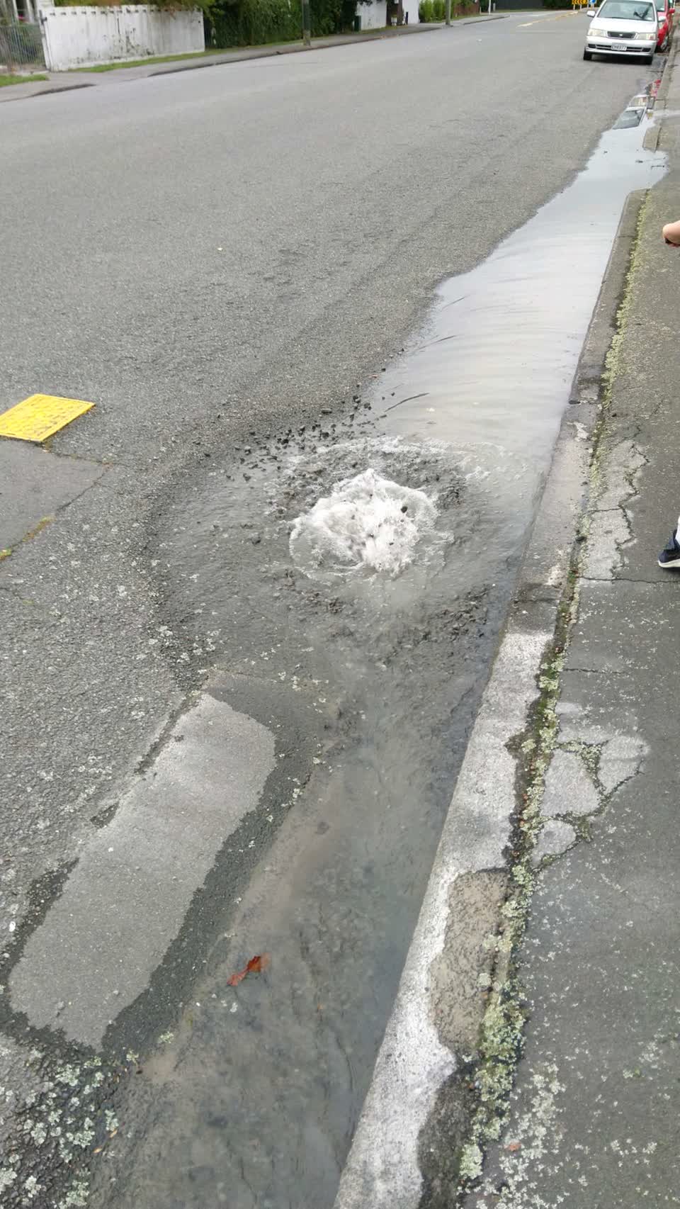 The photograph attached to this water supply report