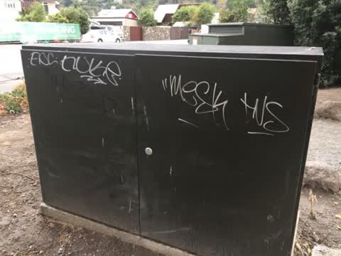 Graffiti, a report photo