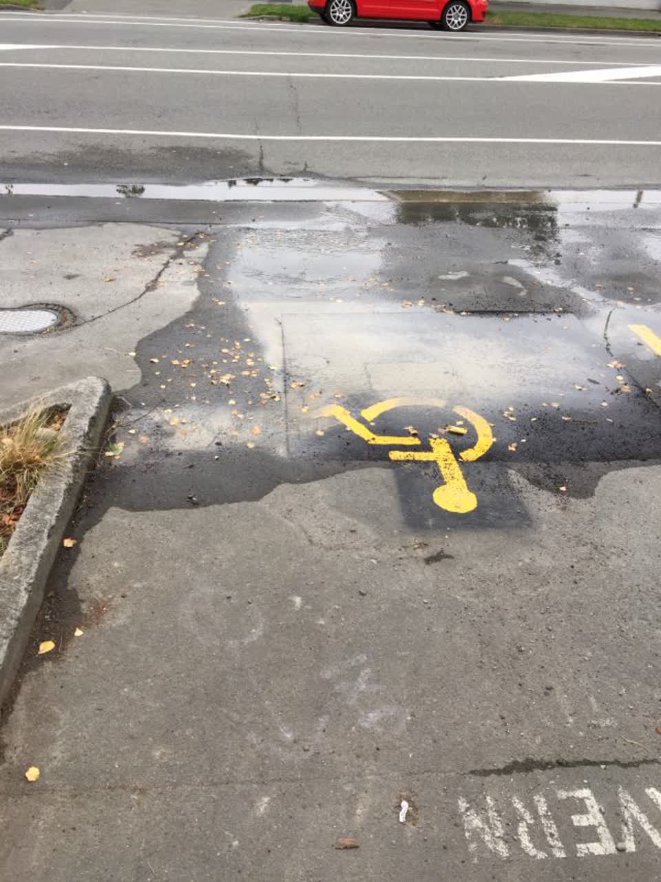 The photograph attached to this water supply report